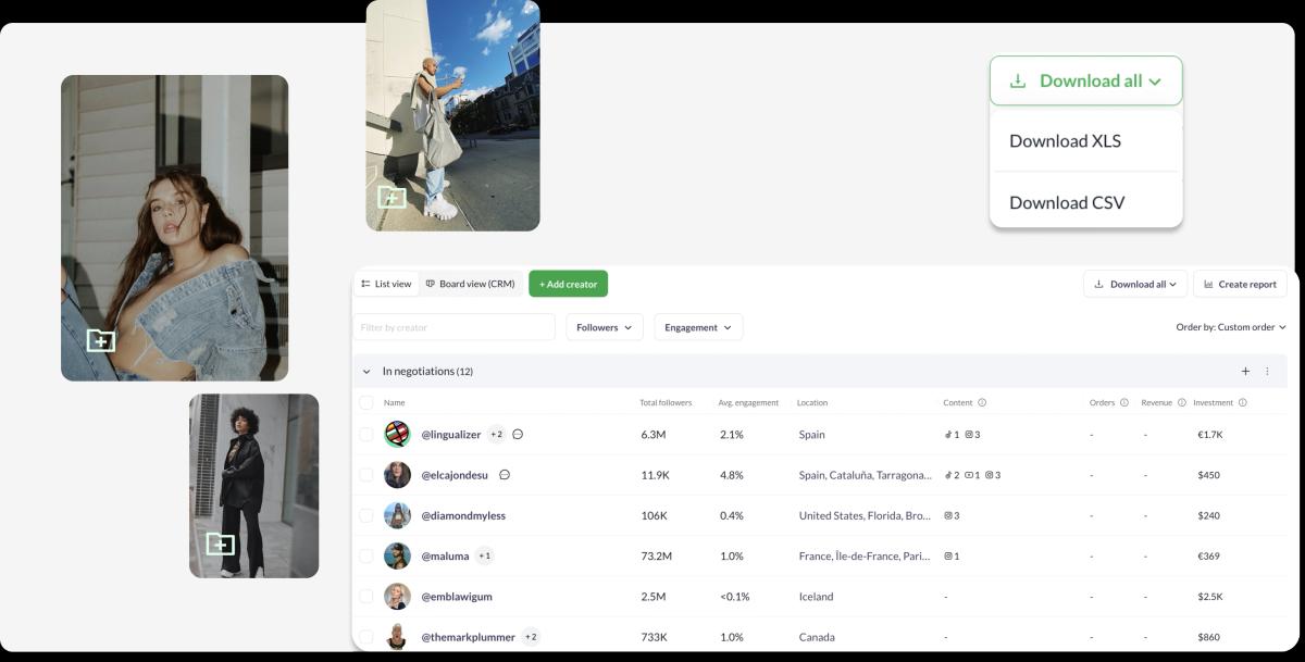 Influencer Contact List: Curate and Organize Influencer Data