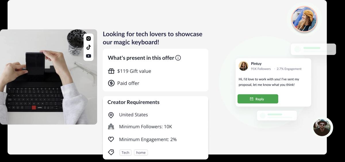 Explore Heepsy's influencer marketplace for seamless collaborations